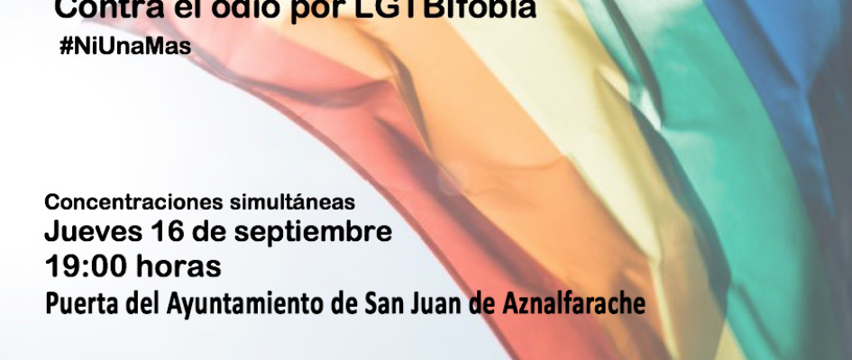 cartel concentración lgtbifobia 16-09-21
