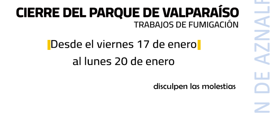cartel cierre valparaíso