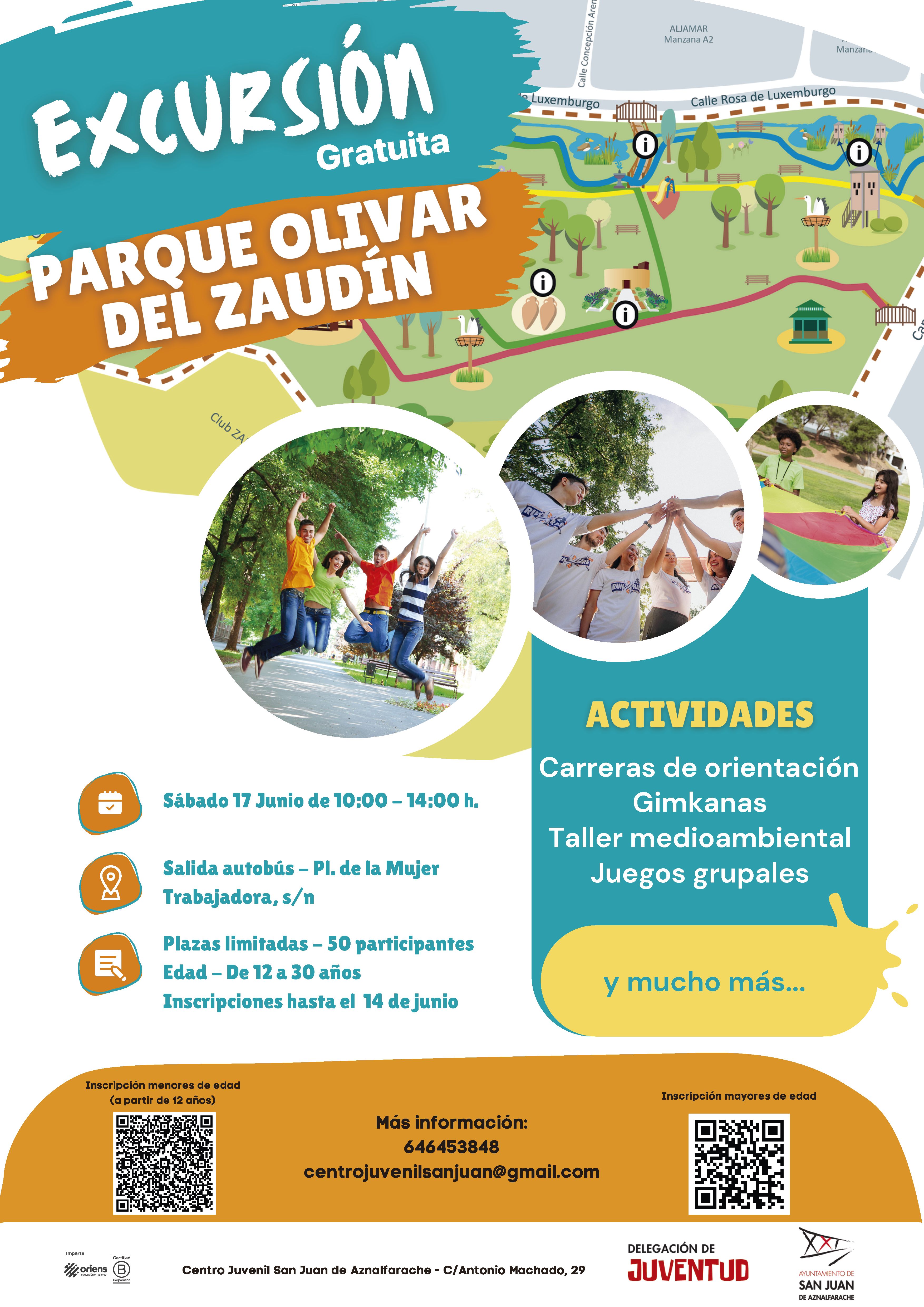 Excursión Parque Olivar del Zaudín SJ